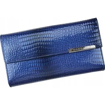 Gregorio peněženka z pravé kůže modrá - dámská