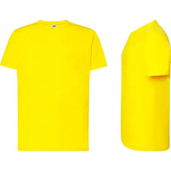 Pánské tričko PÁNSKÉ tričko bavlněné JHK TSRA-150 žluté SY vel. 3XL