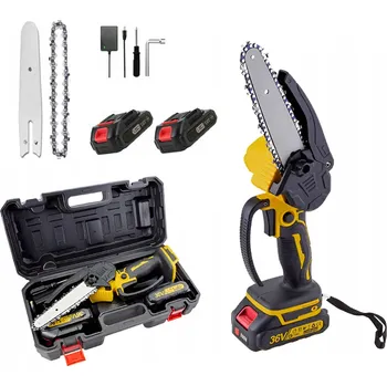 Ruční pilka Elektrická ruční mini pilka + 2x baterie 36 V + praktický kufřík