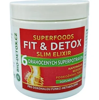 Doplněk stravy FIT & DETOX zeštíhlující Elixír - HUBNUTÍ - v prášku 135 g BIO-DETOX