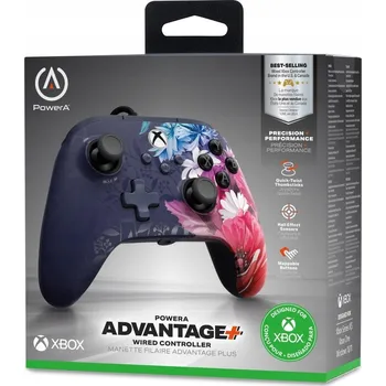 Gamepad Drátový ovladač Advantage Plus pro Xbox Series X|S Night Blossom