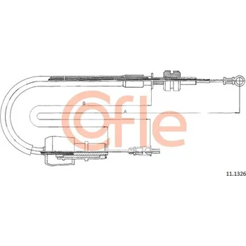 Plynové lanko COFLE Lanko plynu 111326