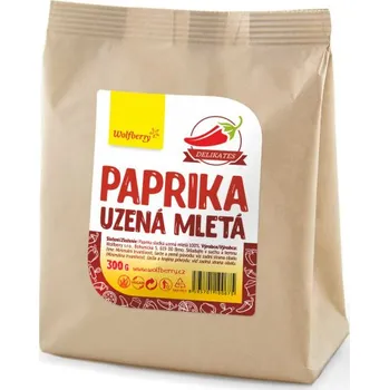 Koření Paprika sladká uzená mletá 300 g Wolfberry