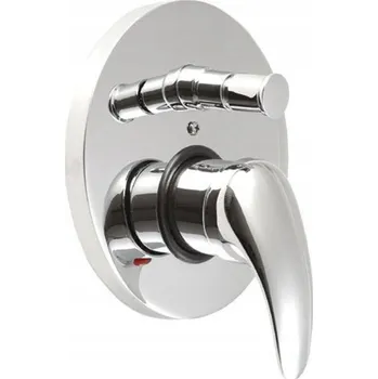 Vodovodní baterie Podomítková sprchová baterie Aqualine Kasiopea, stříbrná