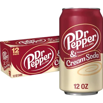Limonáda Sycený nápoj Dr Pepper CREAM SODA 355 ml - USA