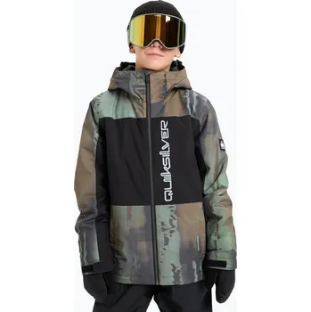 Dětská snowboardová bunda Quiksilver Side Hit Block bloomfade dark ivy
