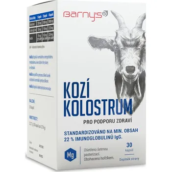 Přírodní produkt KOZÍ KOLOSTRUM 30 kapslí BARNY´S