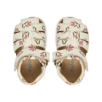 Dívčí obuv Naturino dětské sandály z přírodní kůže, vícebarevné, velikost 24