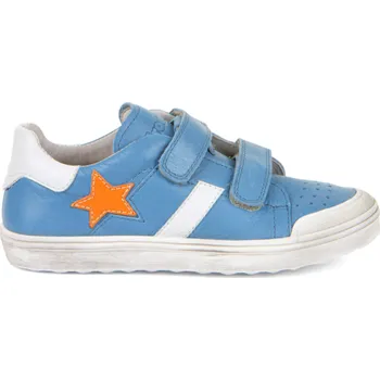 Dívčí obuv Celoroční obuv Froddo - G3130251-1, jeans, oranž. hvězda Velikost: 33