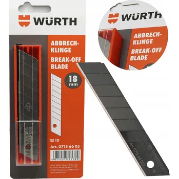 Vrták Řezací čepele Wurth 071566 053 18 mm 10 kusů