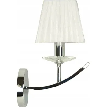 Nástěnné svítidlo Nástěnné svítidlo Candellux bílé, stříbrné E14 40 W