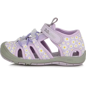 Dívčí sandály Dívčí sandále D.D.Step Mauve G065-394A - fialová Velikost: 29