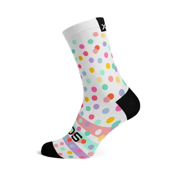SOX dětské cyklistické ponožky dots kids - small