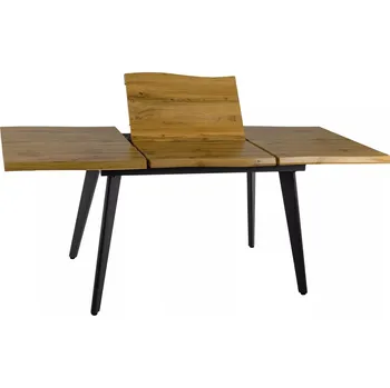 Rozkládací jídelní stůl Fresno 150/210 cm dub artisan/černý