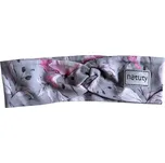 Natuty Čelenka křížená- květy na šedé Velikost: 43-45