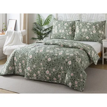 Povlečení XPOSE® Bavlněné povlečení CELESTÝNA na dvě lůžka 140x200 cm, 70x90 cm, Bavlna + Prodloužená možnost vrácení zboží do 50 dnů