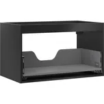 Korpus umyvadlové skříňky Mexen Box-A 80 cm, 1 zásuvka, matná černá - 91AX0-0800-470-1-71