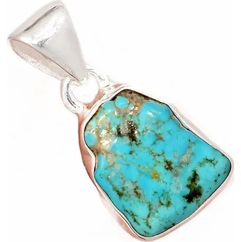 Přívěsek Tyrkys modrý přívěsek stříbro Ag 925 P1408 1,3 cm, 2 g