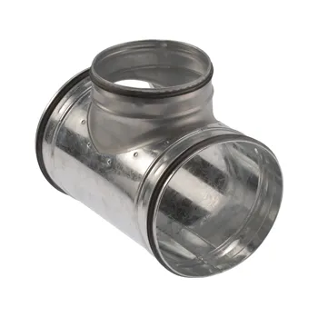 Kovový T kus s těsnící gumou TDG 125