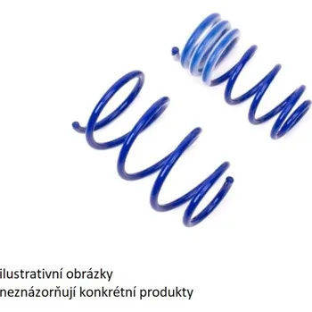 Přední sportovní pružiny ap Sportfahrwerke pro Peugeot 106 I 1A, 1C, max zatížení PN do 710 kg, snížení vpředu 40 mm