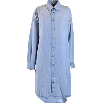 Dámské šaty Diesel košilové šaty Diesel světle modrá 3492933