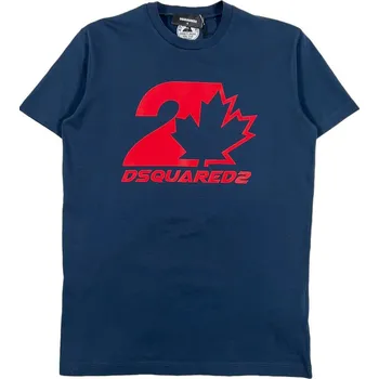 Pánské tričko Dsquared2 pánské tričko Dsquared2 modrá | červená 3492843
