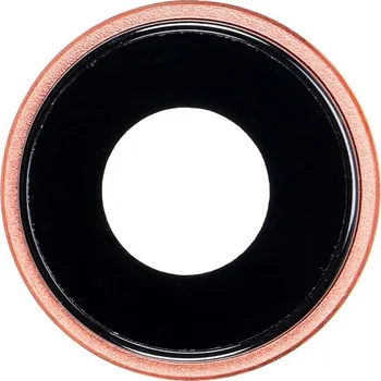 Náhradní sklo zadní kamery s rámečkem pro iPhone XR - korálové