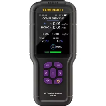 Zabezpečení domácnosti Monitor kvality ovzduší Ermenrich QM10
