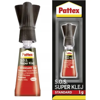 Průmyslové lepidlo Pattex Super Glue Rychlé lepidlo SOS 1g