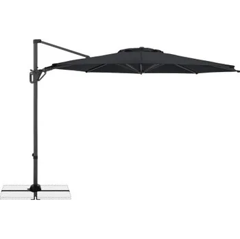 Slunečník Doppler LIFE 310 cm – výkyvný zahradní slunečník s boční tyčí : Desén látky - 840