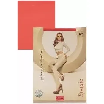 Dámské punčochy Dámské punčocháče Boogie 40 den - 2 (S) / korálová