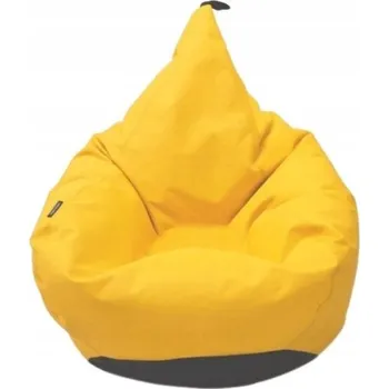 Taburet Taburet TIPI sedací vak pohodlné křeslo relaxační žlutý