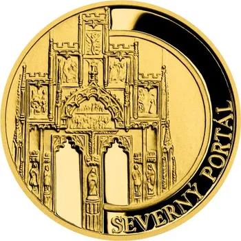 Sběratelství Zlatá mince Katedrála sv. Alžběty – Severní portál SK proof