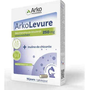 Přírodní produkt ARKOLEVURE PROBIOTIKA - Saccharomyces boulardii 250 mg 10 kaps. ARKOPHARMA