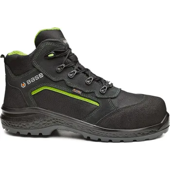 Pracovní oblečení BASE SPECIAL BE-POWERFUL TOP S3 WR CI SRC B0898 / Bezpečnostní kotníková obuv S3 WR CI SRC - černá/zelená 46