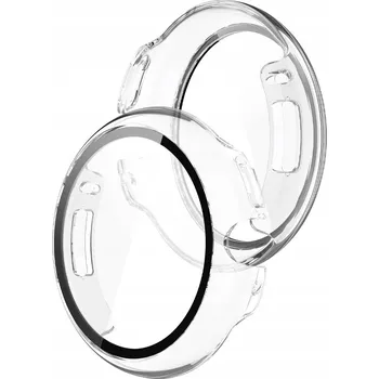 Pouzdro na mobilní telefon Pouzdro s vestavěným sklem Bizon pro Pixel Watch 4 45 mm, pouzdro na hodinky