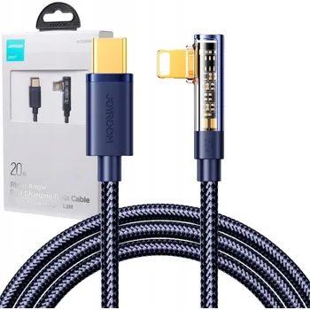 Datový kabel Kabel Joyroom S-CL020A6 Lightning s úhlovým konektorem - USB-C rychlé nabíjení a přenos dat