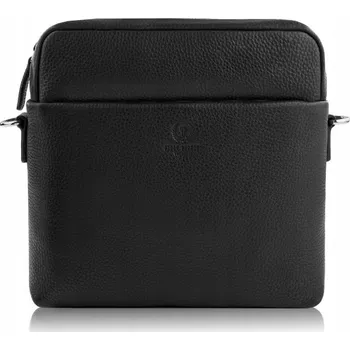 Paolo Peruzzi taška na dokumenty z pravé kůže, bez vzoru