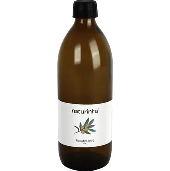 Masážní přípravek 100 % RAKYTNÍKOVÝ OLEJ - varianty 75 ml, 200 ml, 500 ml NATURINKA Balení 2: 500 ml