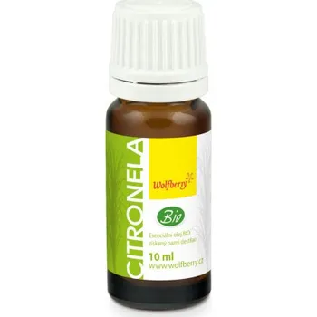 BIO CITRONELA ESENCIÁLNÍ OLEJ - 10 ml - WOLFBERRY