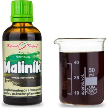 Doplněk stravy Bylinné kapky s.r.o. MALINÍK Pavlovy bylinné kapky - tinktura 50 ml BYLINNÉ KAPKY