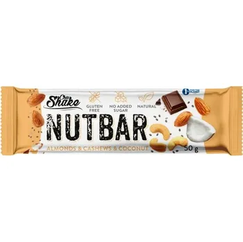 CHIA SHAKE Low carb oříšková tyčinka NUTBAR