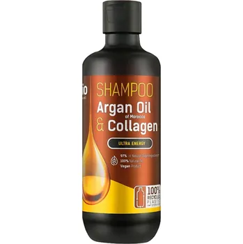 Šampon ŠAMPON NA VLASY - Arganový olej a Kolagen - SHAMPOO – Argan oil & Collagen 355 ml BIO NATURELL