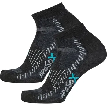 Pánské ponožky APASOX set ELBRUS low černý Velikost: 43-47