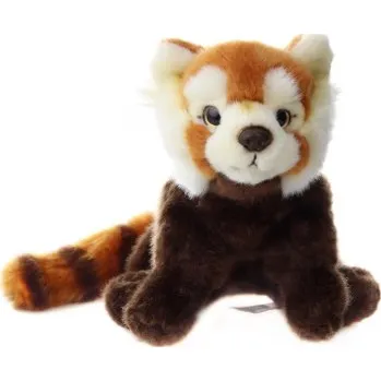 plyšák ZOO: plyšová hračka PANDA ČERVENÁ - 17 cm - 79712