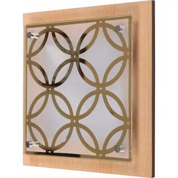 Stropní Svítidlo nástěnné/stropní svítidlo 24x24cm 60W E27 s kruhy Planta 10-39791