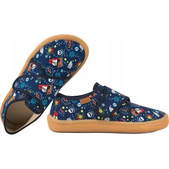 Chlapecké bačkory Froddo Barefoot Dětské bačkory blue pirat G1700408-8 25