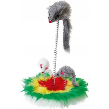 Hračka pro kočku Hračka pro kočky, myš na pružině, 25 cm, Kerbl