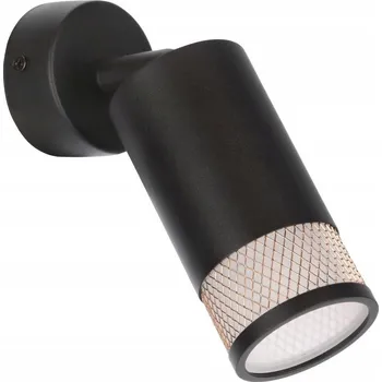 Nástěnné svítidlo Nástěnné svítidlo FIN CANDELLUX ČERNÉ + ZLATÉ GU10 91-27566