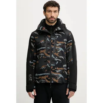 Lyžařská bunda EA7 Emporio Armani černá barva, AF13889.7M000461 99X, vel. XXL